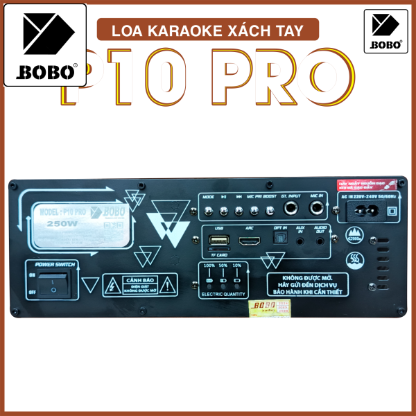 LOA KARAOKE XÁCH TAY BOBO P10 PRO